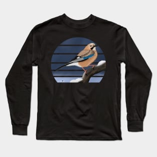 Jay Bird Illustration Long Sleeve T-Shirt